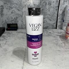 Vegan Lizz Blue Hair Protein Anti Frizz 2 New 33.8oz!!!