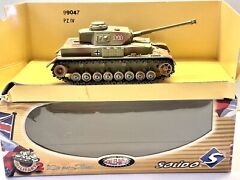 Solido Verem Camouflage Metal WWII Tank German Armored Panzer IV Char 1/50