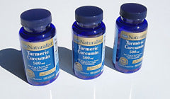 FREE SHIPPING - Rexall Naturalist Turmeric Curcumin 500 Mg 3 BOTTLES-60 Ct