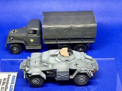 Solido Gaso Line Armored Tank Car Truck German Panzer Char Museum 1/50